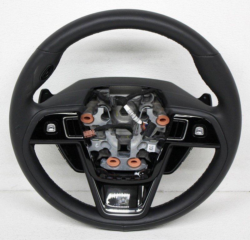 OEM Black with Gray Stitching Steering Wheel For Lincoln Aviator, Visual Flaw