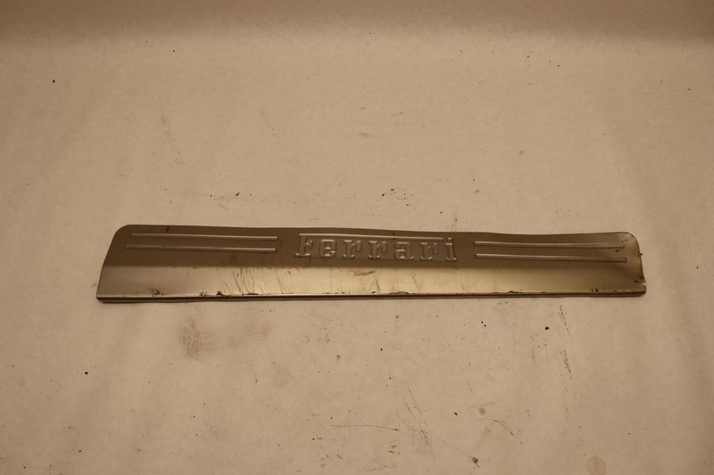 2018 FERRARI 458 FRONT LEFT DRIVER SIDE DOOR SILL SCUFF PLATE TRIM OEM