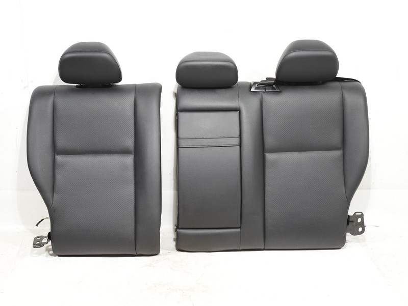 08-14 Mercedes W204 C250 300 350 Sedan Rear Upper Seat Cushion Leather Black OEM