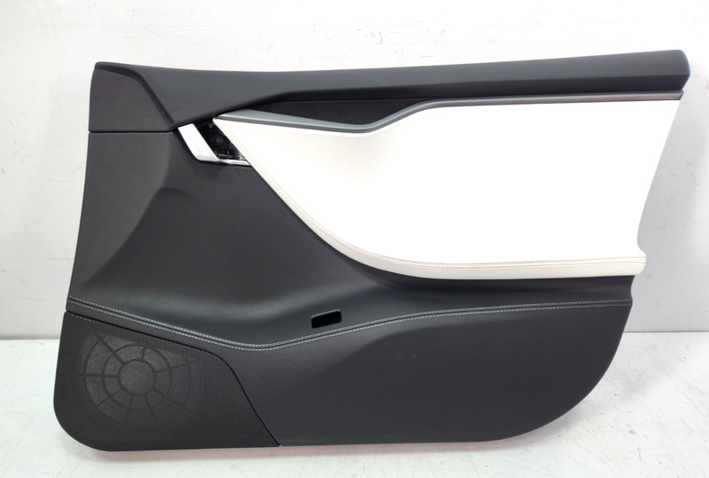✅12-20 OEM Tesla Model S Front Right Passenger Interior Door Trim Panel Leather*