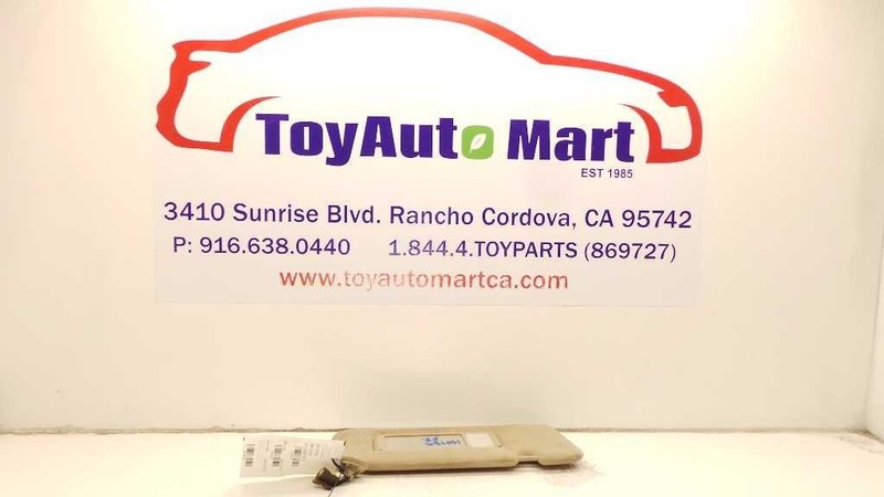 Passenger Sun Visor Illuminated Coupe With Sunroof Fits 00-03 SOLARA 66787