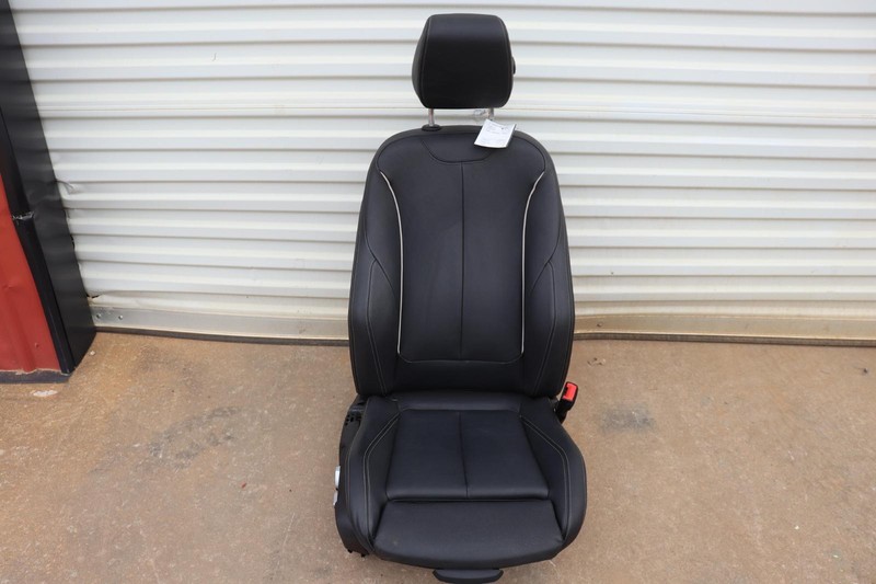 2012-2019 BMW 328I F30 FRONT RIGHT PASSENGER SIDE SEAT LEATHER SPORT BLACK OEM