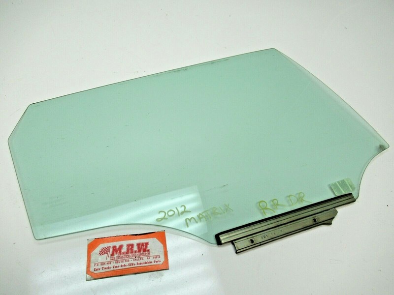 DOOR GLASS WINDOW REAR BACK PASSENGER SIDE RIGHT CAR R fits 09-14 MATRIX TOYOTA