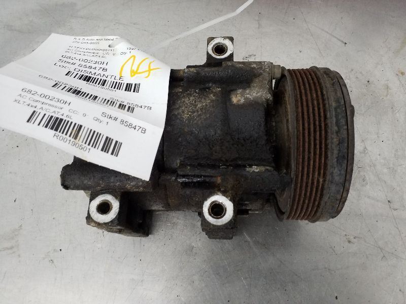AC Compressor Integral AC 8 Cylinder Fits 92-93 FORD F150 PICKUP 190501