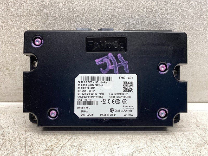 2013-2016 FORD ESCAPE HMI COMMUNICATION VOICE RECOGNITION CONTROL MODULE OEM