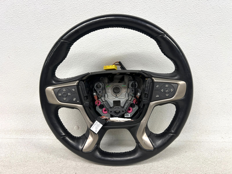 ⭐2018-2020 GMC TERRAIN DENALI STEERING BLACK LEATHER WHEEL & COLUMN OEM LOT2667