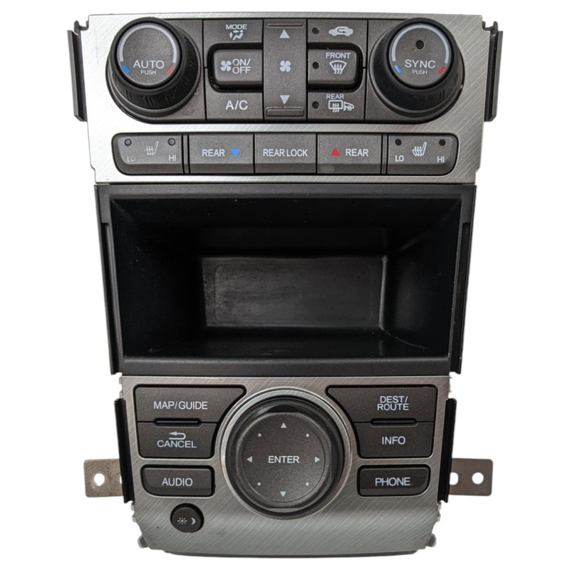 2012-2015 Honda Pilot Radio Navigation Control Panel AC Air Climate Control OEM