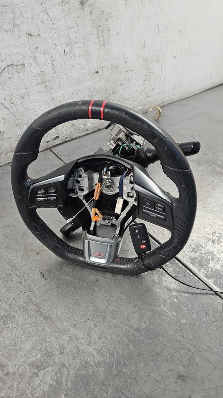 2015 Subaru WRX STi Leather Steering Wheel / Column / Key - * #0578 G7