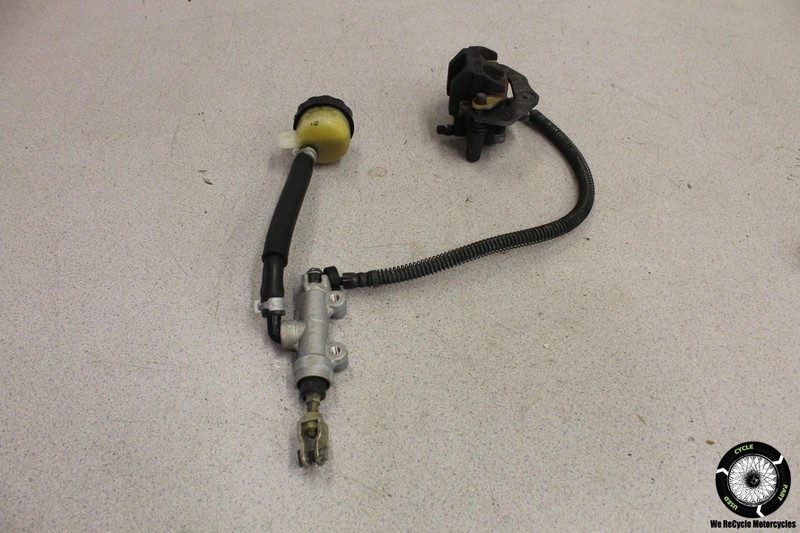 2005 Kawasaki Ninja 250R EX250F REAR BRAKE CALIPER MASTER CYLINDER RESERVOIR 05