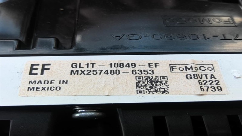 Speedometer Cluster MPH ID GL1T-10849-EE Fits 16-17 EXPEDITION 1699858