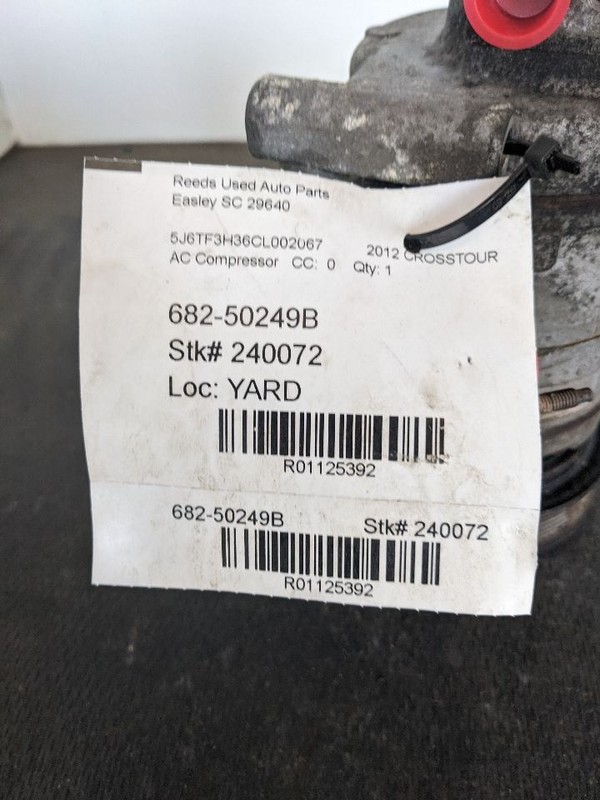 AC Compressor Fits 12-15 CROSSTOUR 1125392