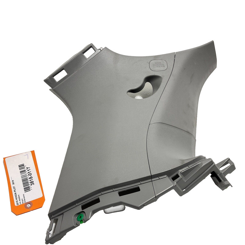 HONDA PILOT EX-L 2016-2021 REAR LEFT DRIVER SIDE C PILLAR TRIM COVER OEM GRAY