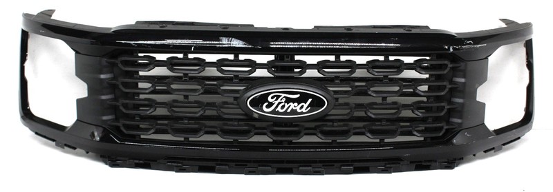 RL3Z-8200-AE OEM Black Upper Grille with Shutters For Ford F150 STX, Scratches