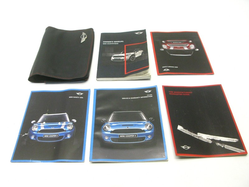 2012 MINI COOPER S COUNTRYMAN R60 OWNERS MANUAL CASE WALLET HANDBOOK FOLDER 0206