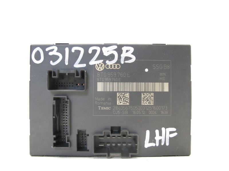 10-17 AUDI 8T A5 S5 RS5 FRONT DRIVER LEFT SEAT CONTROL MODULE OEM 031225B
