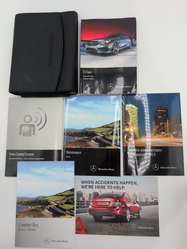 2015 Mercedes Benz E Class Sedan / Wagon Owners Manual With Case Free Shipping