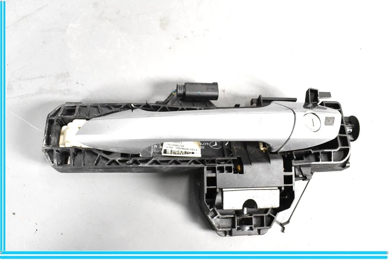 10-17 Mercedes W212 E350 C250 Left Side Exterior Door Handle Keyless Go Gray OEM