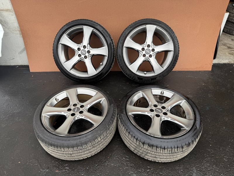 GENESIS G80 2021-2025 OEM ALL RIMS WHEELS TIRES SET (20"X9.5" & 20"X8.5")