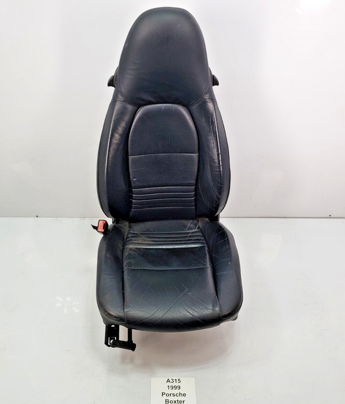 ✅ 99-04 OEM Porsche Boxster 986 Front Left Driver Seat Leather Black 48k