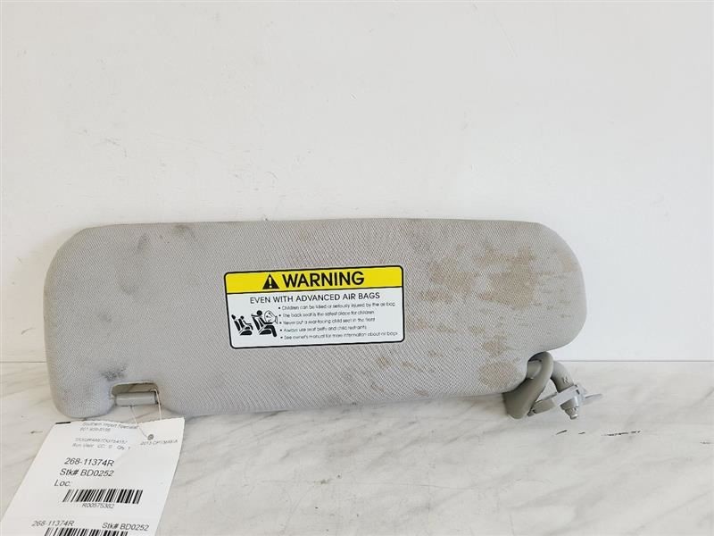 Passenger Sun Visor Korea Built VIN K 1st Digit Hybrid Fits 11-16 OPTIMA 575382