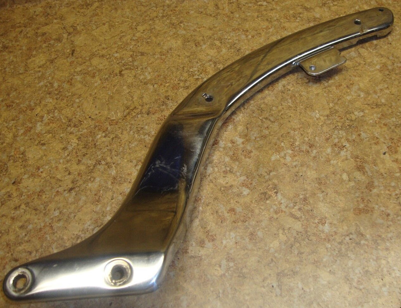 2000 Yamaha XVS650 XVS 650 A V Star Left Rear Chrome Fender Cover Rail Guard Bar