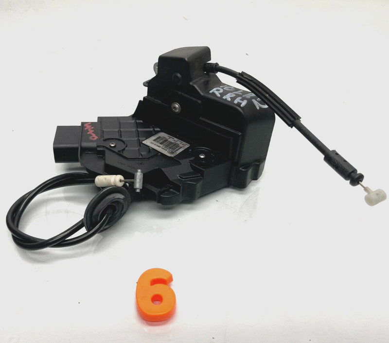 08-15 Land Rover LR2 REAR RIGHT PASSENGER DOOR LOCK ACTUATOR LATCH W/ CABLE OEM