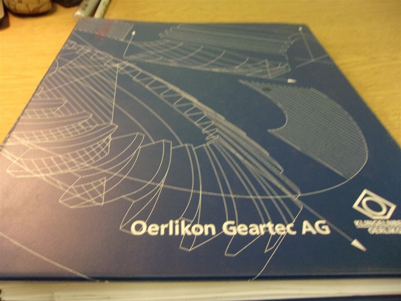 Klingelnbert Oerlikon Mechanical Parts List T22/T50 289583 *FREE SHIPPING*