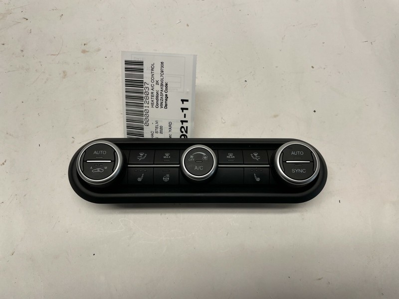 2017-2020 ALFA ROMEO STELVIO A/C AC HEATER CLIMATE CONTROL UNIT SWITCH HEATED