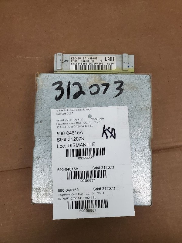 Engine ECM Electronic Control Module 8-351W 5.8L Fits 96 FORD E350 VAN 296837