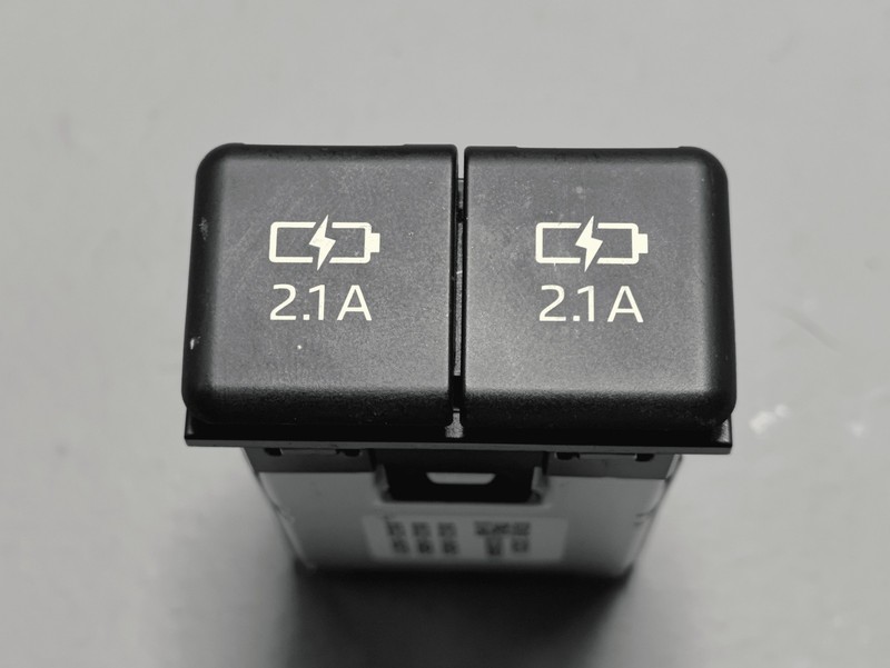 20-22 Toyota RAV4 Hybrid Center Console Rearward Dual USB Port Power Outlet OEM
