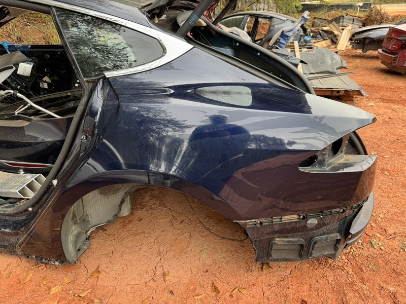 🌟2016-2021 Tesla Model S Rear Left Quarter Panel Structural Cutout LH Blue 600