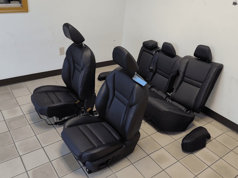 2021-2022 NISSAN ROGUE SV FRONT AND REAR ROW SEAT COMPLETE SET BLACK OEM