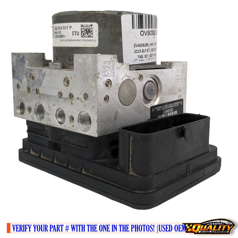 ABS Module With Pump 3Q0907379P 3Q0614517P Vw Golf Gti 2015 2016 2017 Mk7