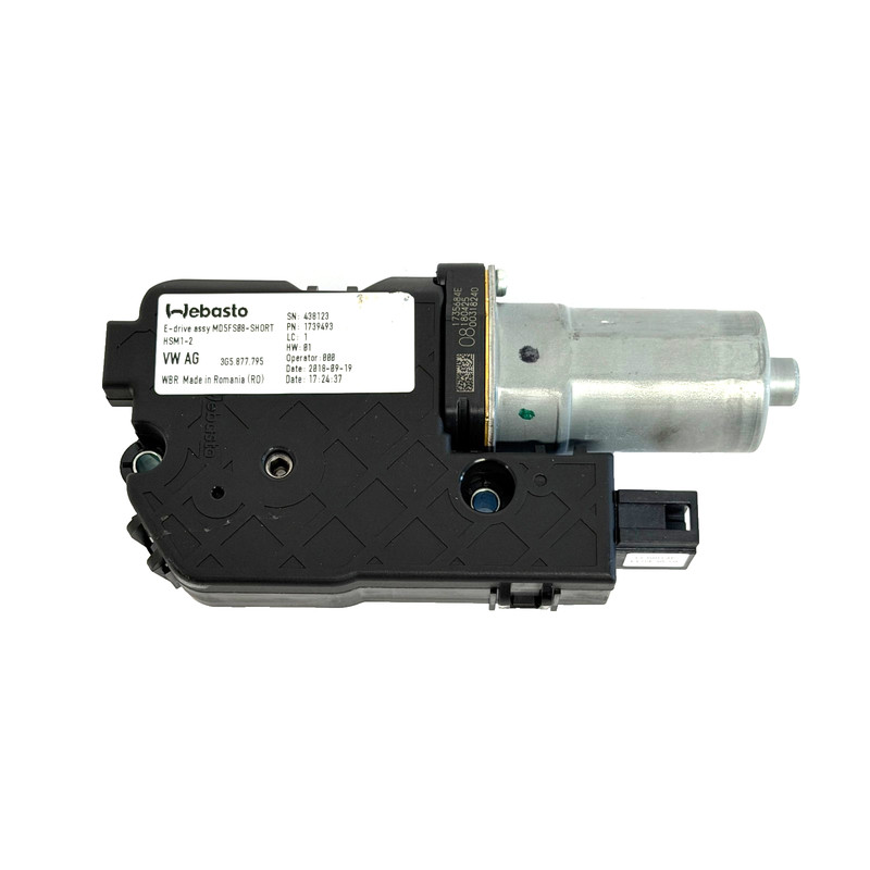 📌 2017-2026 AUDI A3 S3 RS3 SUN ROOF SUNROOF MOONROOF POWER MOTOR 3G5877795 OEM