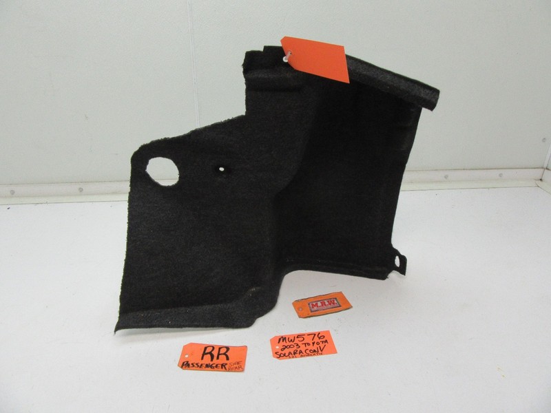 SOLARA CONVERTIBLE COUPE RIGHT REAR BACK TRUNK MAT LINER CARPET SIDE COVER PANEL