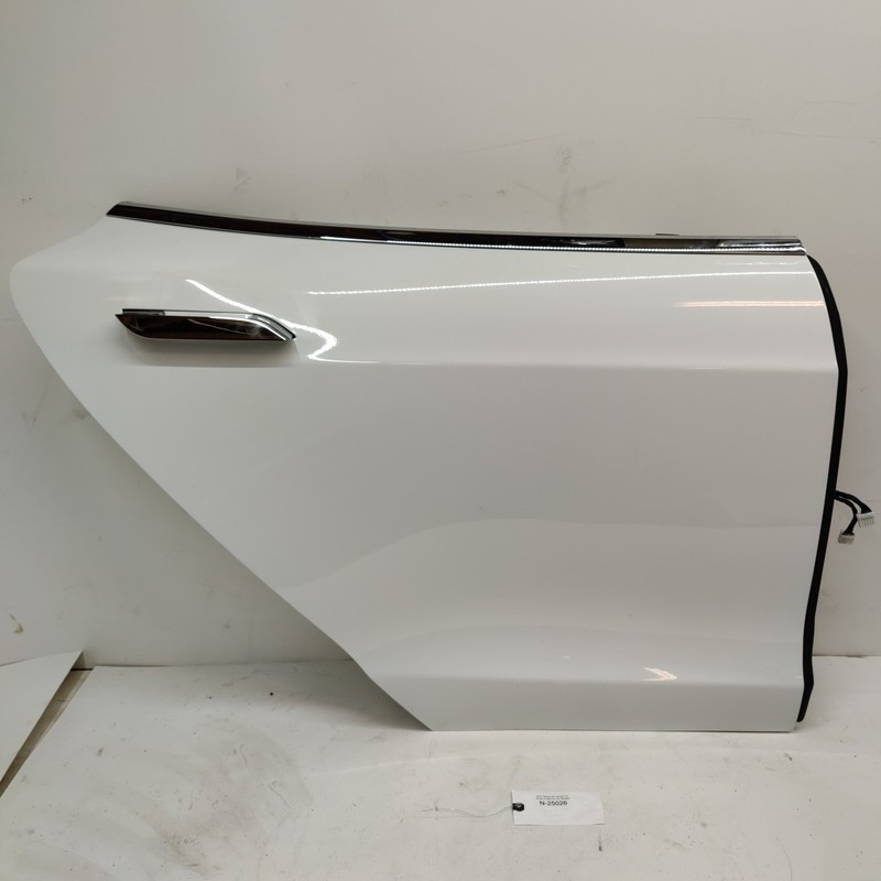 12-2020 Tesla Model S Rear Right Passenger Exterior Door Shell White OEM N-25026