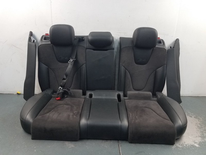 2012 Audi S4 Quattro B8 Leather / Suede Rear Seat Set - * #1717