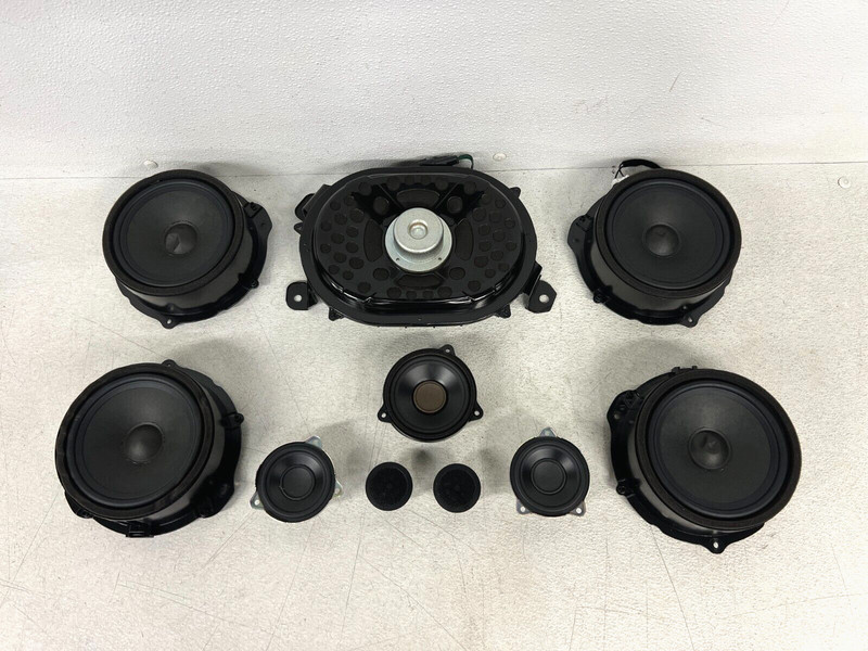 ⭐2017-2020 JAGUAR F-PACE AUDIO SUBWOOFER TWEETER SOUND SPEAKER SET OEM LOT2536