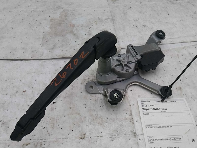Used Back Glass Wiper Motor fits: 2018 Toyota Rav4 gasoline Grade A