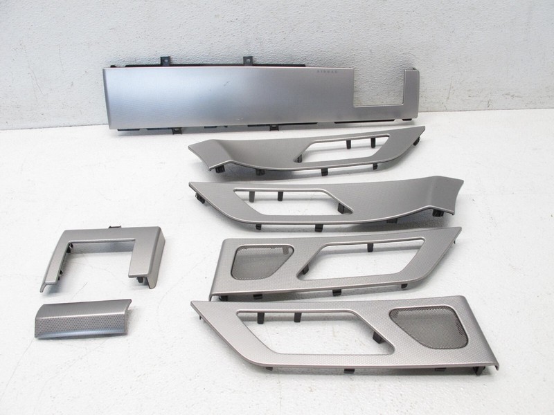 16-20 JAGUAR X260 XF DOOR PANEL CENTER CONSOLE TRIM BEZEL SET OEM 110723B
