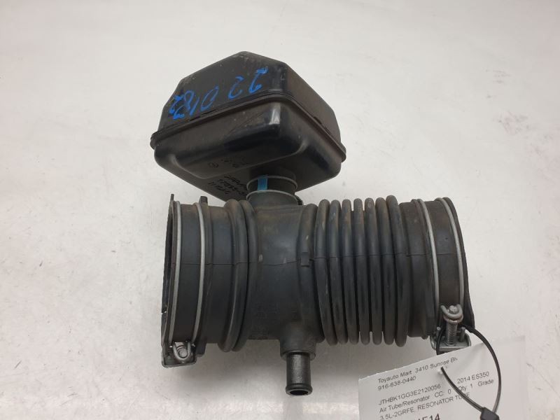 2014 LEXUS ES350 3.5L 6CYL AIR CLEANER TUBE/RESONATOR