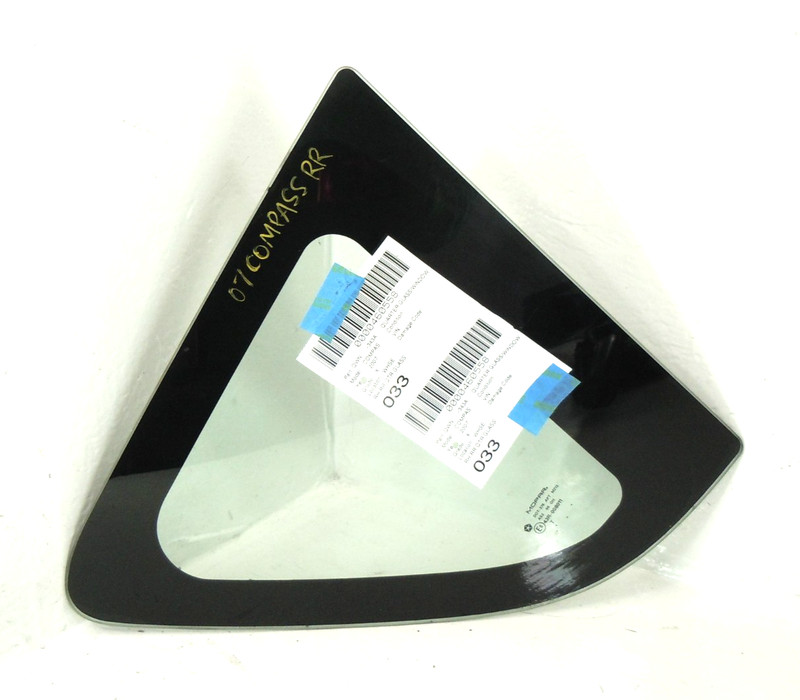 2007-2017 Jeep Compass Rear Quarter Window Glass Passenger Right OEM