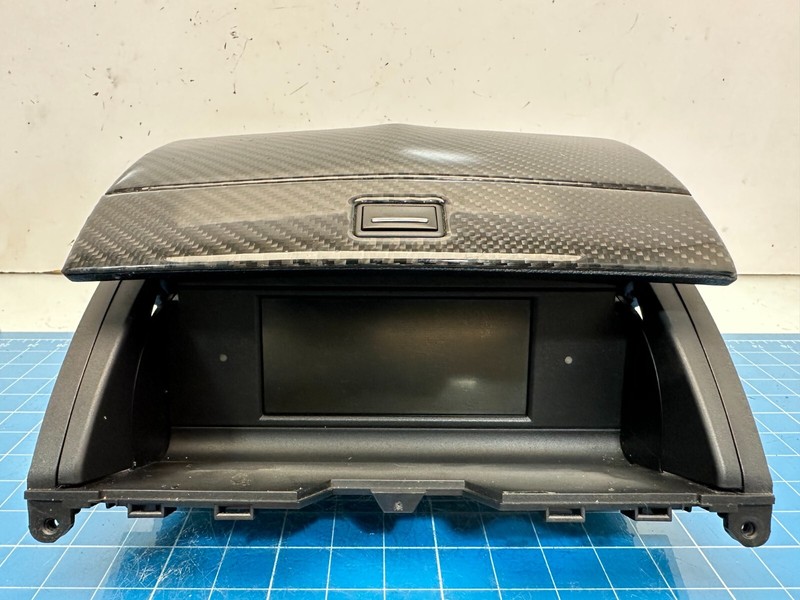 08-11 Mercedes W204 Navigation LCD Display Screen Monitor w/ Carbon Cover OEM