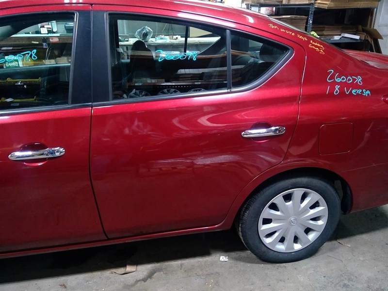 Driver Left Rear Side Door Sedan Electric Fits 12-19 VERSA 1760317