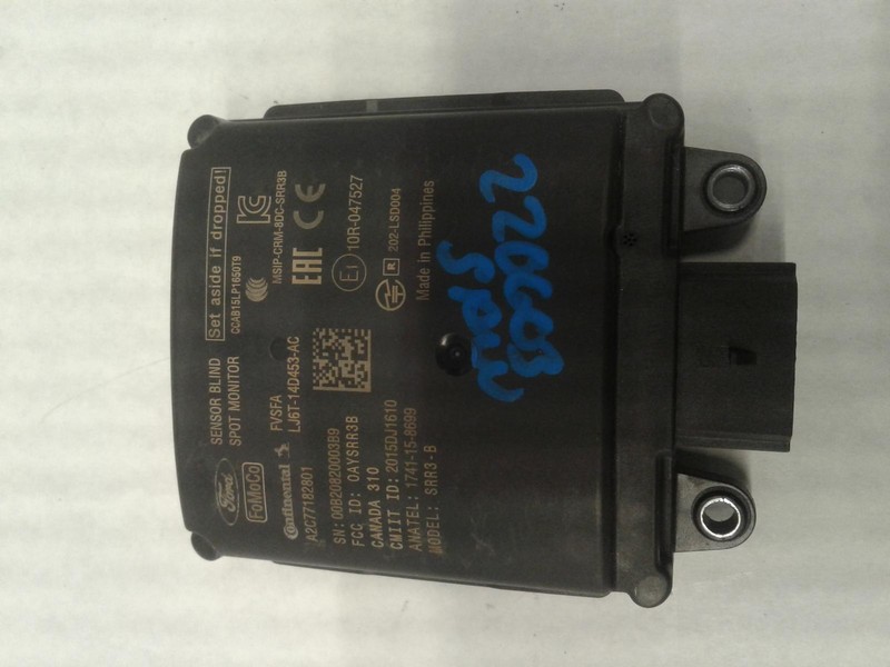 20-'22 FORD ESCAPE rear radar unit blind spot monitor OEM 1 Year Wnty!