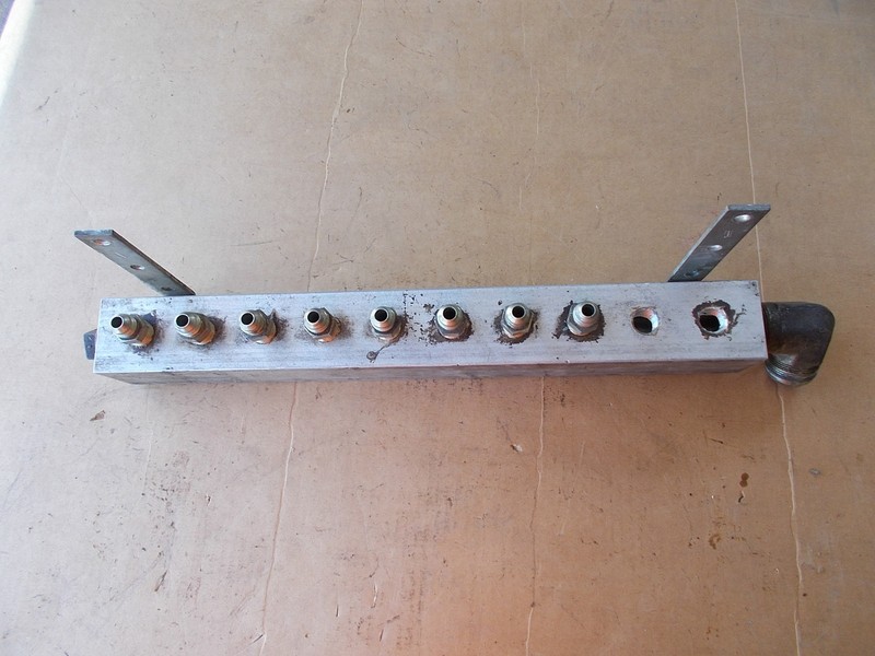 MP 1539 A Valve Manifold Block 21-1/8" x 2-1/2" x 2-1/2" *FREE SHIPPING*
