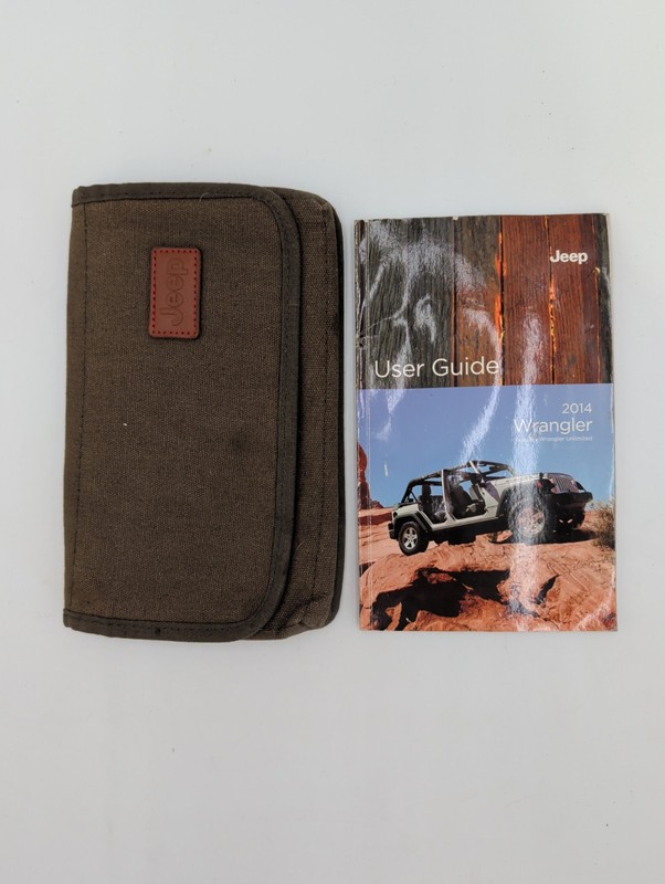 2014 JEEP WRANGLER OWNERS MANUAL SPORT With CASE FREE SHIPPING