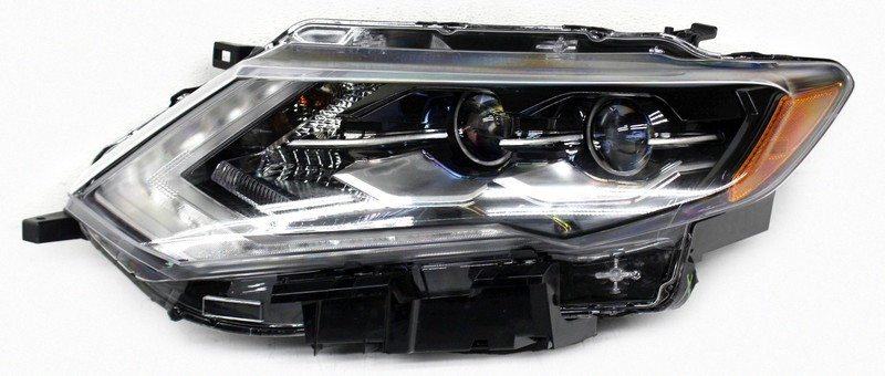 OEM Left Driver Side LED Headlamp For Nissan Rogue 26060-6FL6A Black Bezel