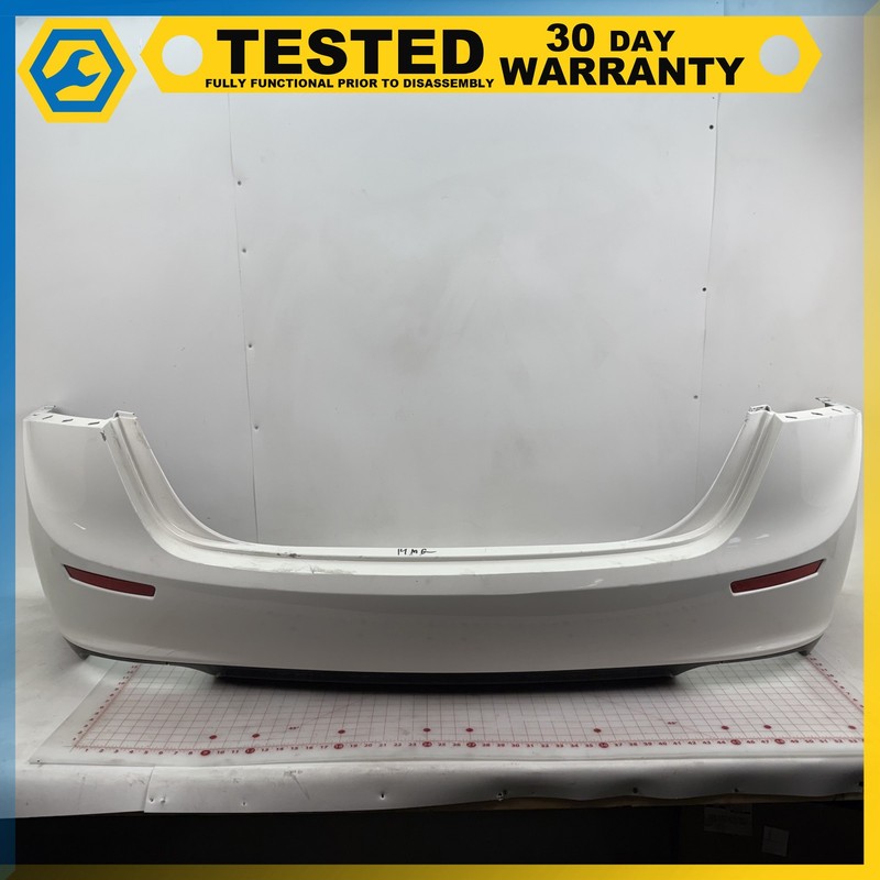 14-16 MASERATI GHIBLI REAR BUMPER COVER White OEM