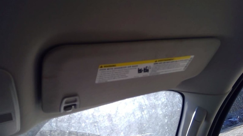 Passenger Sun Visor VIN J 11th Digit Limited Fits 07-17 ACADIA 722142